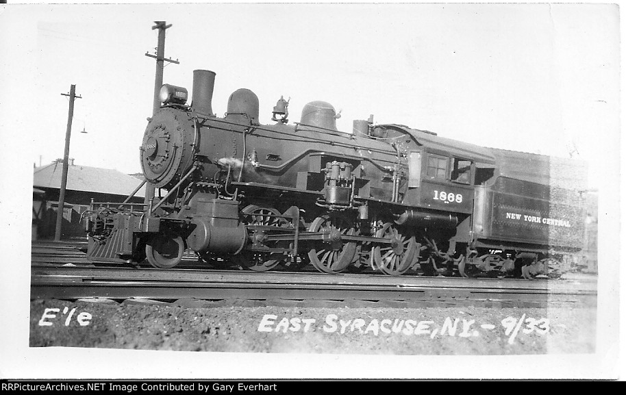 NYC 2-6-0 #1888, New York Central